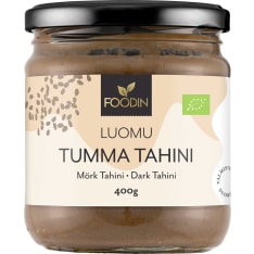 Foodin Raaka Luomu 400g tumma Tahini