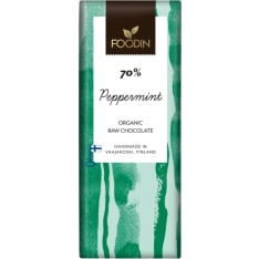 Foodin Peppermint 40 g raakasuklaa