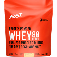 Fast Hera80 Cookies&Cream 500 g heraproteiinijauhe