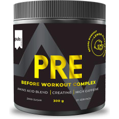 PULS Pre Workout Lemon 300 g aminohappojuomajauhe