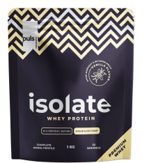 PULS Whey Isolaatti Vanilja 1000 g proteiinijauhe