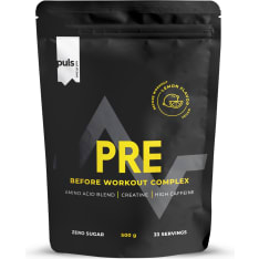 PULS Pre Workout Lemon 500 g aminohappojuomajauhe
