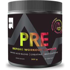 PULS Pre Workout Mansikka-Lime 300 g aminohappojuomajauhe