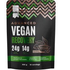PULS RECO Advanced Suklaa & Hasselpähkinä 500g proteiini-hiilihydraattijauhe