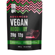 PULS RECO Advanced Mansikka 500g proteiini-hiilihydraattijauhe