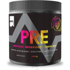 PULS Pre Workout Hedelmäpunssi 300 g aminohappojuomajauhe