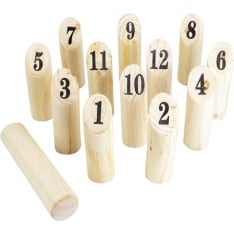 Wooden block yard game