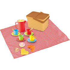 Picnic Playset 18-osainen leikkiruokakori