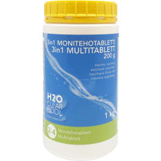 H2O 3In1 Monitehotabletti 200 G 1 Kg