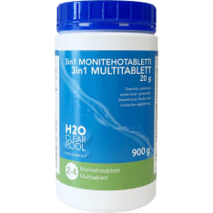 H2O 3In1 Monitehotabletti 20 G 0,9Kg