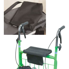 Tyke storage bag for rollator