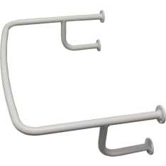 Tyke white washbasin handle