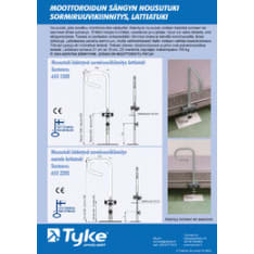 Tyke motorized bed swivel riser with finger screw attachment