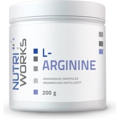 Nutri Works L-Arginine 200 g ravintolisä