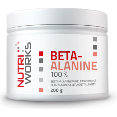 Nutri Works Beta-Alanine 100% 200 g ravintolisä