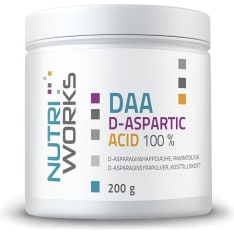 Nutri Works DAA D-aspartic Acid 100% 200 g nutritional supplement