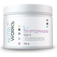 Nutri Works L-Tryptophan 100% 100 g ravintolisä