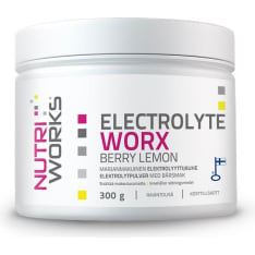 Nutri Works Electrolyte Worx Berry-Lemon 300 g ravintolisä