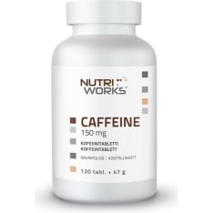 Nutri Works Caffeine 150mg 120 tabl. ravintolisä