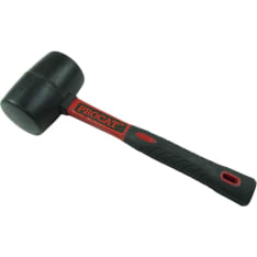 Procat 24 oz black/white rubber mallet