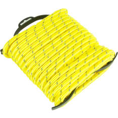 Rope reflective yellow 9.5 mm x 15 m + spool