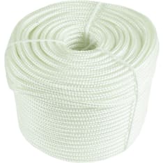 Procat polyesteri 5 mm x 50 m valkoinen köysi
