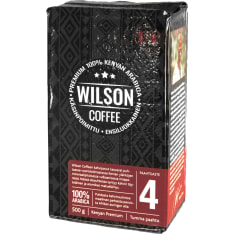 Wilson Coffee SJ 500g 100% tumma paahto kenian arabica kahvi