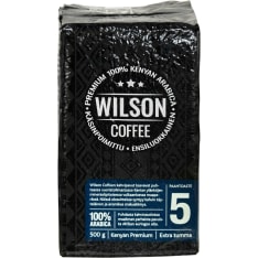 Wilson Coffee SJ 500g 100% extra tumma kenian arabica kahvi