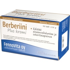 Fennovita Berberiini Plus Kromi 90 tabl. ravintolisä
