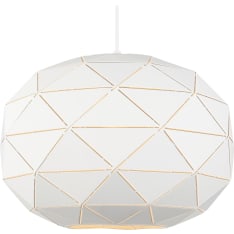 Sessak Giselle white hanging lamp