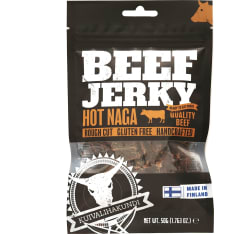 Kuivalihakundi Beef Jerky Hot Naga 50g kuivaliha