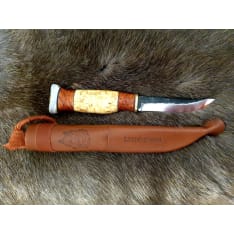 Wood Jewel Finnish vertical ear knife