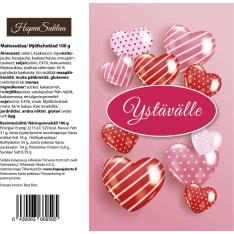 Silver chocolate A chocolate bar for a friend