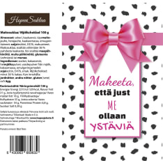 Silver chocolate Sweet that we are friends chocolate bar