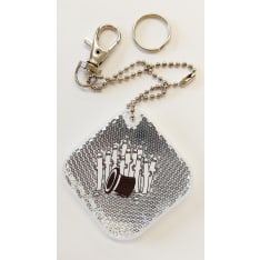 Muumi Reflector moomin hattifattener square clear