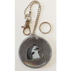 Muumi Reflector moomin the groke round black