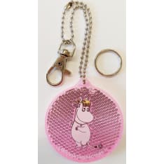 Muumi Reflector moomin snorkmaiden round pink
