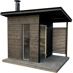 Tammiston Puu Suomi 100 pulpettikattoinen pre-cut sauna