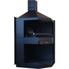 Tammiston Puu 950 x 950 mm paviljongin kulmagrilli