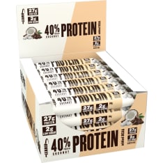 Leader 40% Protein + BCAA Coconut 24x68 g proteiinipatukka