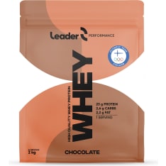 Leader Whey Protein Chocolate 2 kg proteiinijauhe