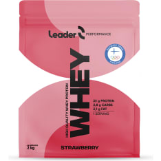 Leader Whey Protein Strawberry 2 kg proteiinijauhe