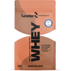 Leader Whey Protein Chocolate 500 g proteiinijauhe
