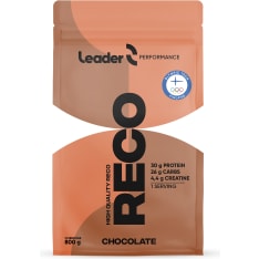 Leader Reco Chocolate 800 g proteiini-hiilihydraattijauhe