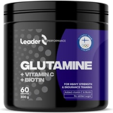 Leader Glutamine + Vitamin C + Biotin 300 g ravintolisä