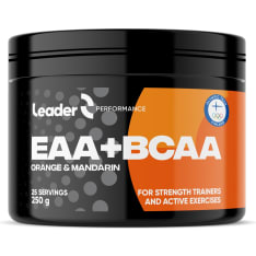 Leader EAA+BCAA Orange-Mandarin 250 g ravintolisä