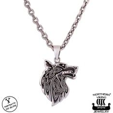Northern Viking Jewelry Fenrir Wolf hopeariipus