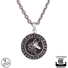 Northern Viking Jewelry Rune Wolf hopeariipus