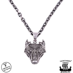 Northern Viking Jewelry Guardian Wolf riipus