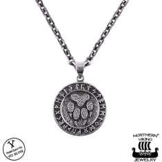 Northern Viking Jewelry Rune Wolf Paw riipus